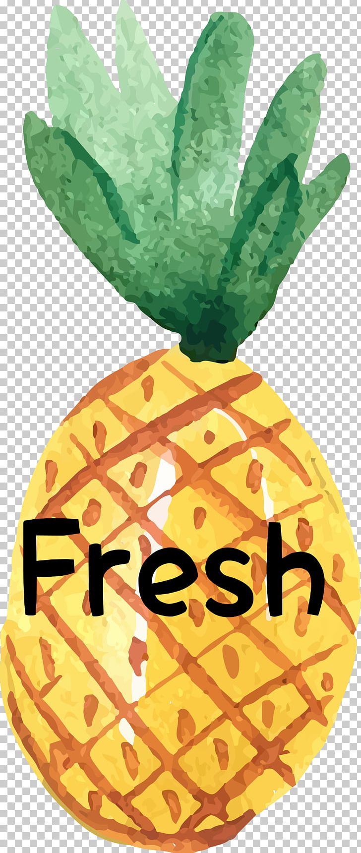 Pineapple Watercolor Painting PNG, Clipart, Cartoon, Food, Fruit, Fruit Nut, Leaf Free PNG Download