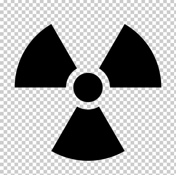 Radioactive Decay Radiation Hazard Symbol PNG, Clipart, Angle, Biological Hazard, Black, Black And White, Circle Free PNG Download
