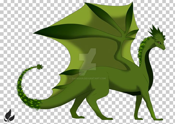 Leaf Illustration Fauna Tree PNG, Clipart, Dragon, Fauna, Fictional Character, Grass, Green Free PNG Download