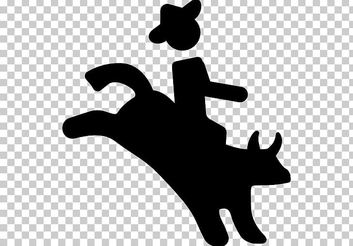 Rodeo Computer Icons Vecteur PNG, Clipart, Animals, Animal Treatment In Rodeo, Black, Black And White, Bull Riding Free PNG Download
