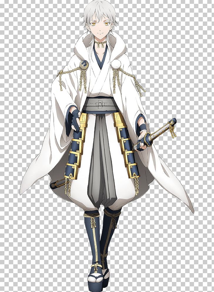 Touken Ranbu Tachi Tonbokiri 鶴丸 PNG, Clipart, Action Figure, Anime, Clothing, Cold Weapon, Costume Free PNG Download