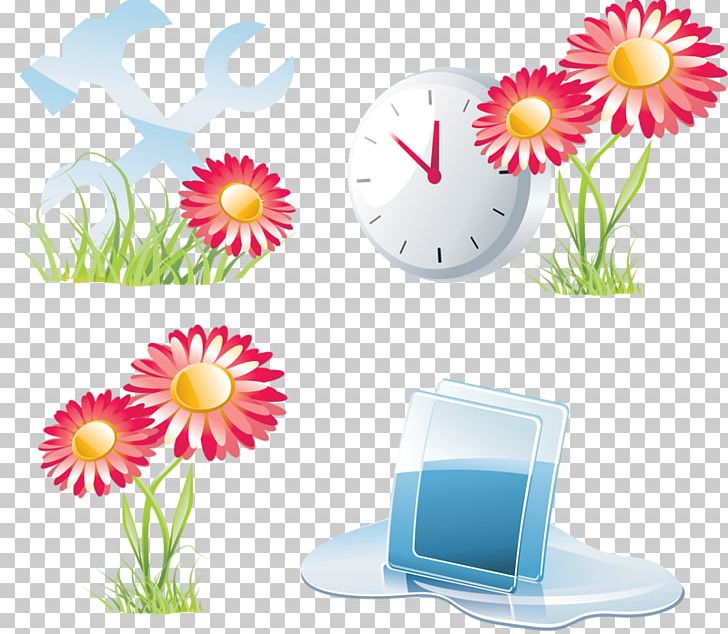 Floral Design Flower Icon PNG, Clipart, Chrysanthemum, Clock, Cut Flowers, Daisy, Draw Free PNG Download