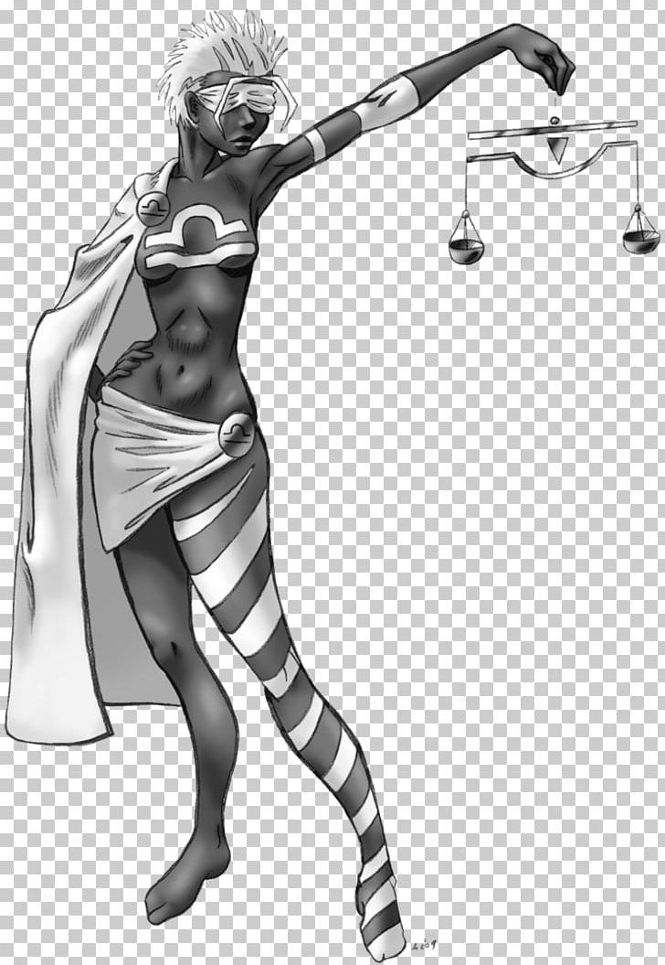 Libra Zodiac Lady Justice Art PNG, Clipart, Anime, Arm, Astrological Sign, Black And White, Cartoon Free PNG Download