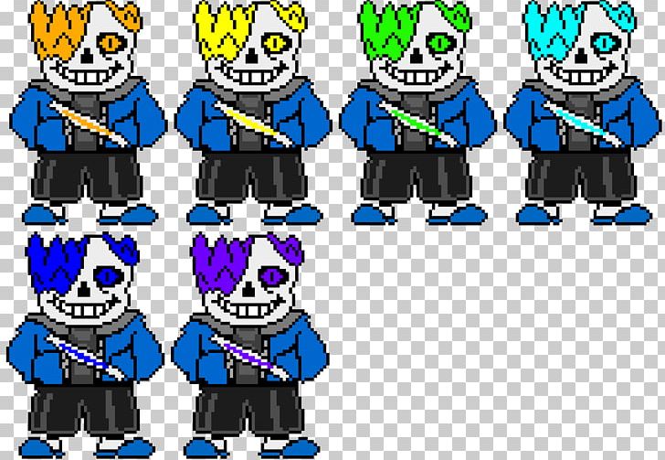 Sans In Color - Undertale Sans Pixel Art - Free Transparent PNG Clipart  Images Download