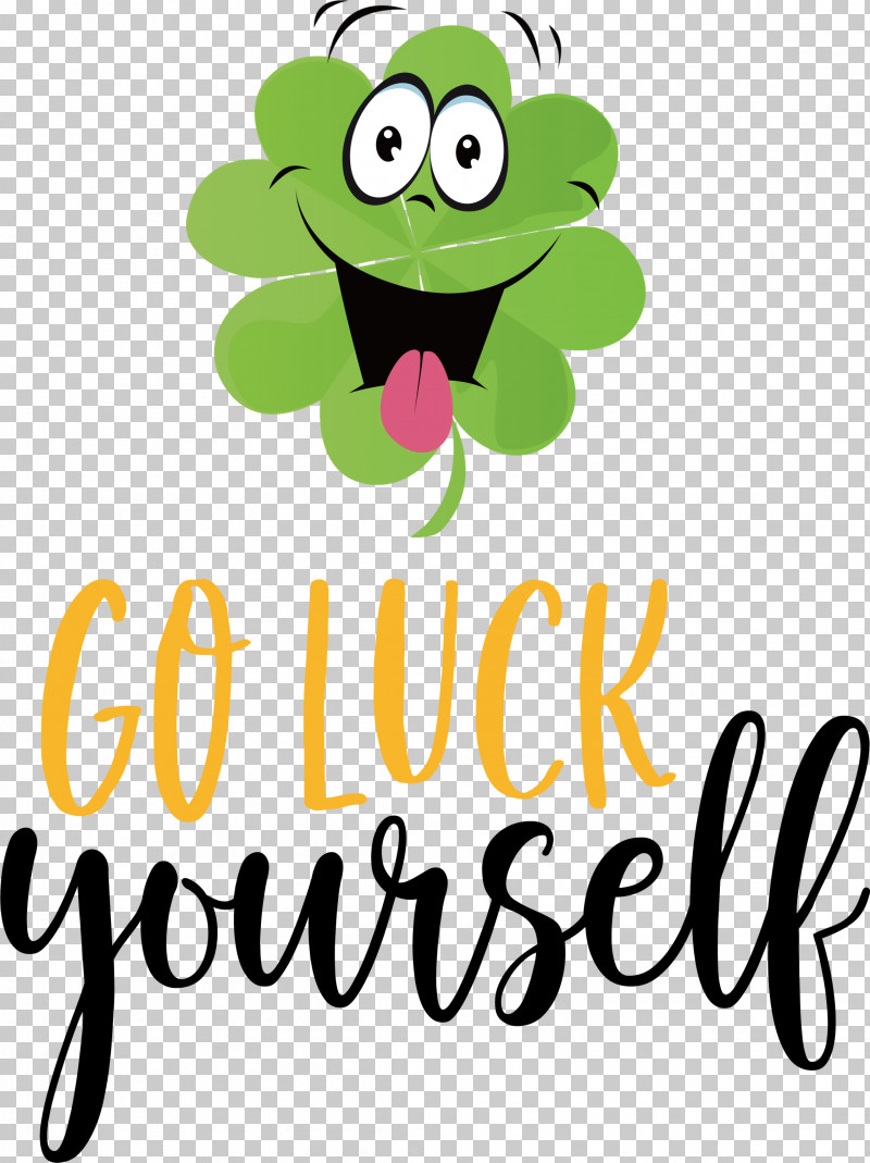 Saint Patrick Patricks Day Go Luck Yourself PNG, Clipart, Cartoon, Flower, Fruit, Happiness, Leaf Free PNG Download