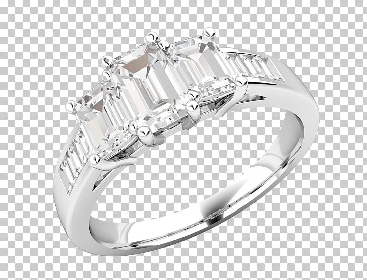 Engagement Ring Diamond Wedding Ring Platinum PNG, Clipart, Body Jewellery, Body Jewelry, Diamond, Diamond Cut, Emerald Free PNG Download