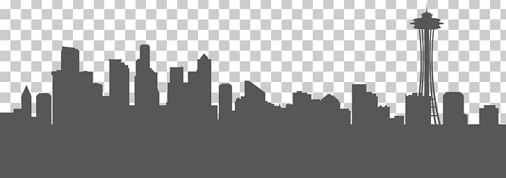 Seattle Skyline Silhouette PNG, Clipart, Art, Art Town, Black And White, Brand, City Free PNG Download