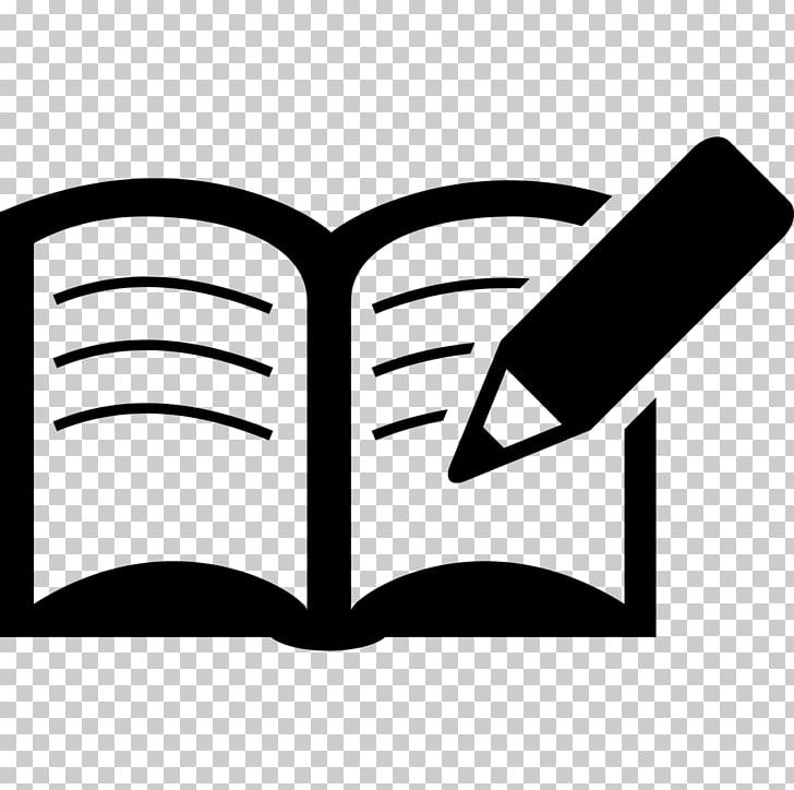 Computer Icons Book Pencil Writing PNG, Clipart, Angle, Area, Black And White, Book, Bookmark Free PNG Download