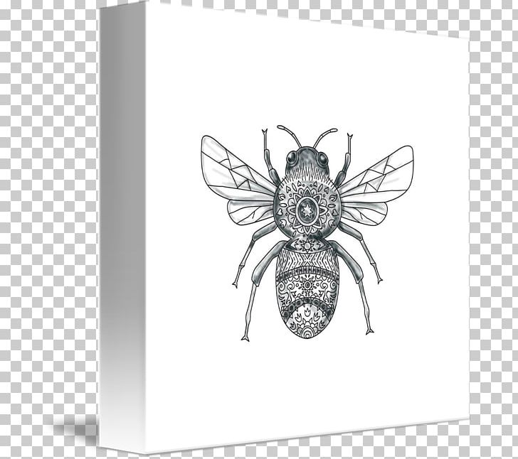 Honey Bee Mandala Tattoo PNG, Clipart, Arthropod, Bee, Black And White,  Bumblebee, Drawing Free PNG Download