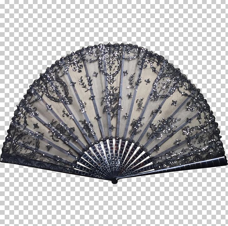 Hand Fan Lace Victorian Era Tulle PNG, Clipart, Antique, Black And White, Clothing Accessories, Craft, Decorative Fan Free PNG Download