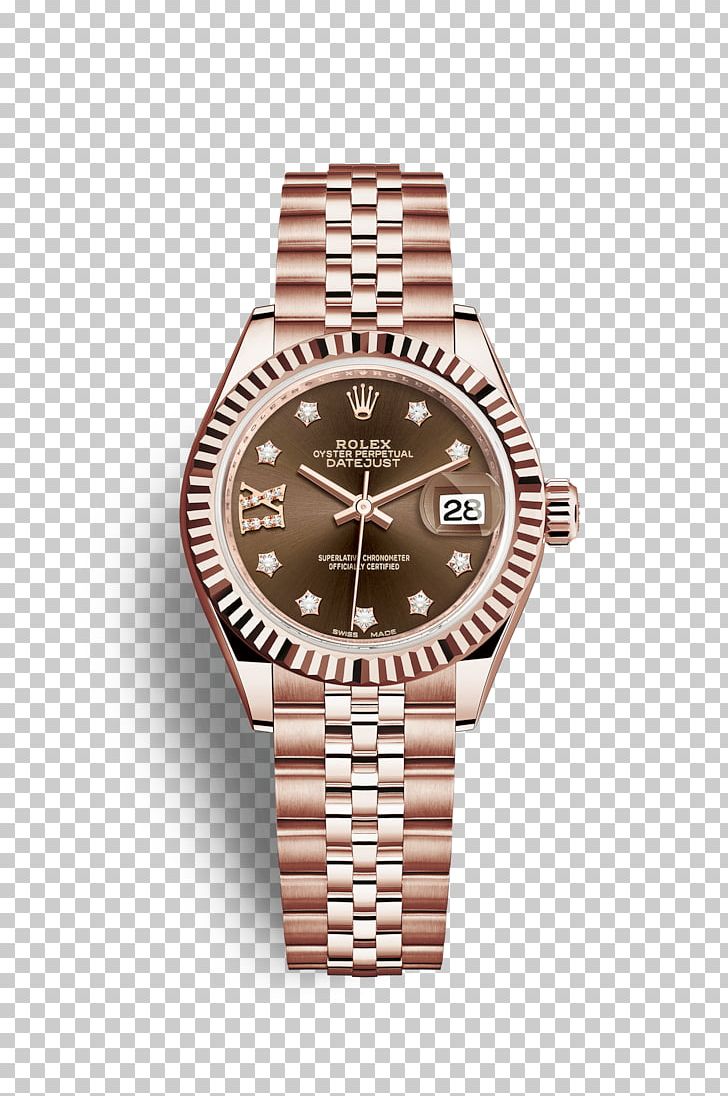 Rolex Lady-Datejust Rolex Oyster Perpetual Datejust Watch Jewellery PNG, Clipart, Brand, Brown, Jewellery, Mappin Webb, Metal Free PNG Download