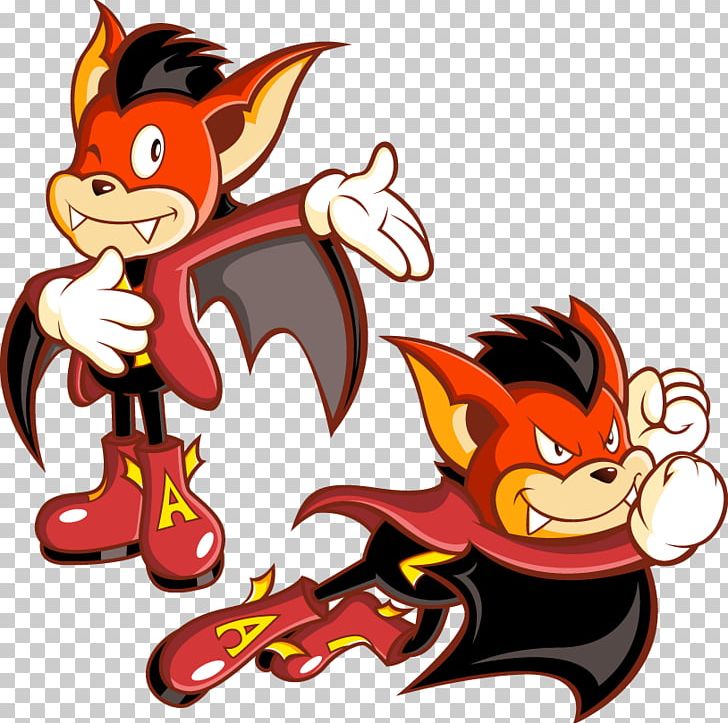 Aero The Acro-Bat Super Nintendo Entertainment System Zero The Kamikaze Squirrel Sonic The Hedgehog Art PNG, Clipart,  Free PNG Download
