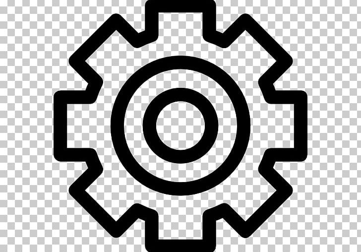 Gear Computer Icons Computer Software PNG, Clipart, Area, Black And White, Business, Circle, Computer Free PNG Download