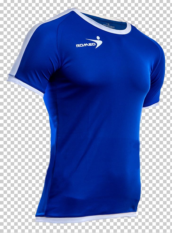 T-shirt Sleeve Jersey Uniform PNG, Clipart, Active Shirt, Athlete, Blue, Clothing, Cobalt Blue Free PNG Download