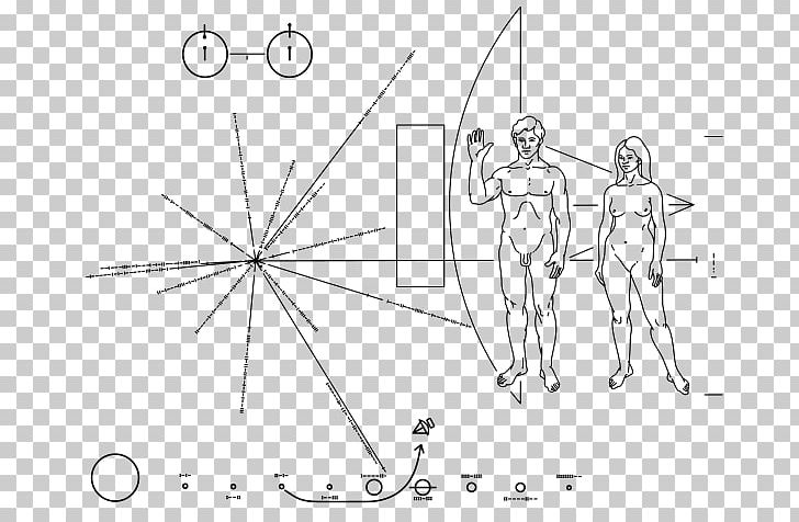 Pioneer Program Voyager Program Pioneer Plaque Pioneer 10 Extraterrestrial Life PNG, Clipart, Aluminium, Angle, Area, Artwork, Black And White Free PNG Download