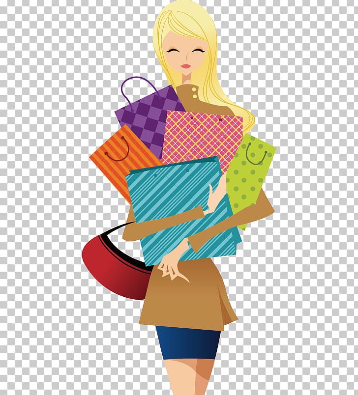 Shopping Stock Photography Illustration PNG, Clipart, Cartoon, Child, Fashion, Fashion Design, Fashion Girl Free PNG Download