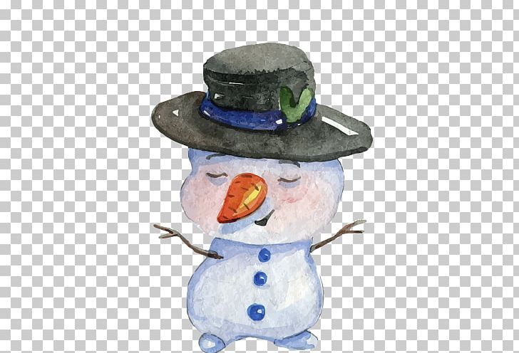 Snowman Watercolor Painting Christmas PNG, Clipart, Branches, Cartoon Snowman, Christmas Card, Christmas Snowman, Color Free PNG Download