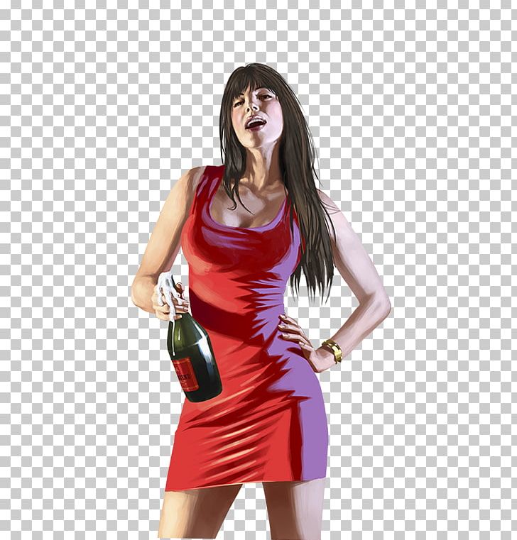 Grand Theft Auto: The Ballad Of Gay Tony Grand Theft Auto IV: The Lost And Damned Grand Theft Auto V Grand Theft Auto: Episodes From Liberty City Grand Theft Auto: San Andreas PNG, Clipart, Clothing, Cocktail Dress, Costume, Fashion Model, Girl Free PNG Download