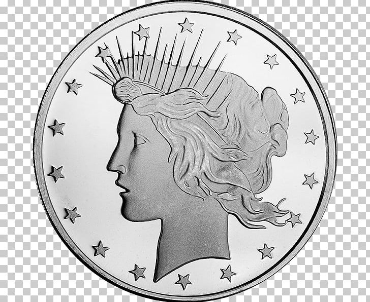 Peace Dollar Silver Coin Bullion PNG, Clipart, Art, Bullion, Circle, Coin, Currency Free PNG Download