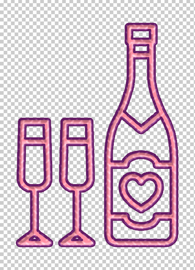 Alcohol Icon Saint Valentine Lineal Icon Champagne And Two Glasses Icon PNG, Clipart, Alcohol Icon, Bottle, Champagne And Two Glasses Icon, Chichester, Comfort Free PNG Download