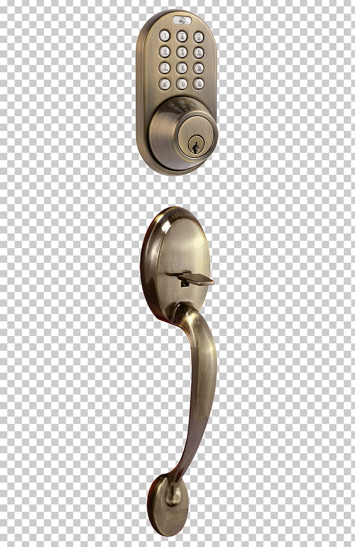 Electronic Lock Dead Bolt Door Handle Remote Keyless System PNG, Clipart, Brass, Combination Lock, Dead Bolt, Door, Door Furniture Free PNG Download