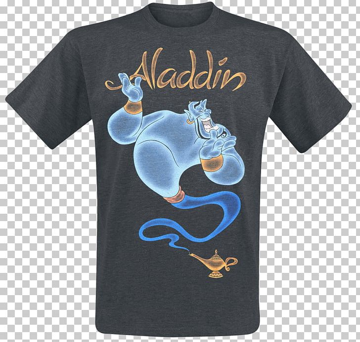 Genie T-shirt Jafar Merchandising Film PNG, Clipart, Active Shirt, Aladdin, Blue, Brand, Charcoal Free PNG Download
