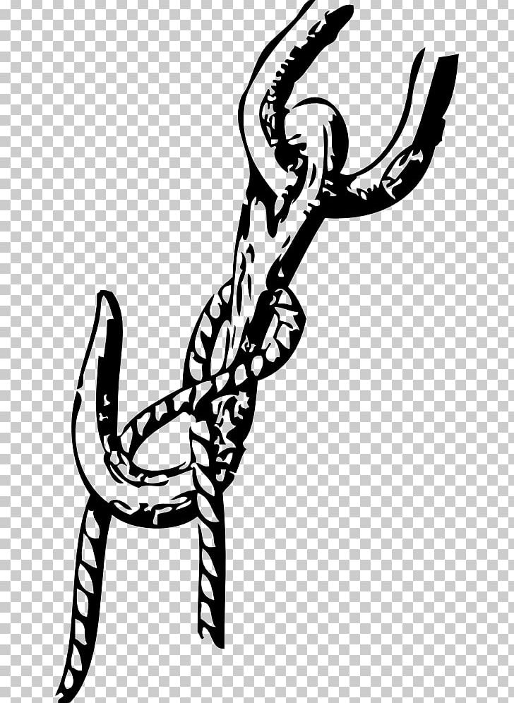 Seizing Knot PNG, Clipart, Art, Bend, Black And White, Branch, Carrick Bend Free PNG Download