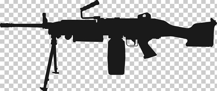 M249 Light Machine Gun FN Minimi Squad Automatic Weapon FN Herstal PNG, Clipart, Airsoft, Airsoft Gun, Assault Rifle, Black And White, Drum Magazine Free PNG Download