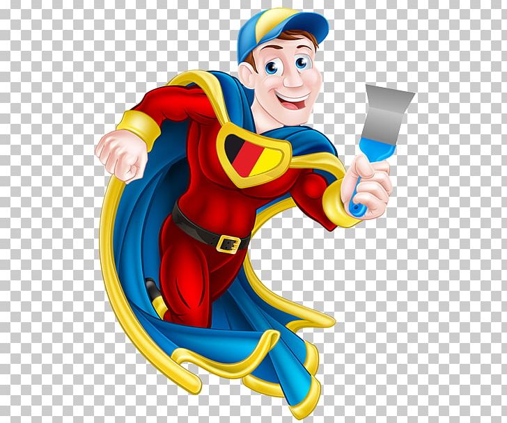 Painting House Painter And Decorator Superhero PNG, Clipart, Art, Artist, Cartoon, Fictional Character, Figurine Free PNG Download