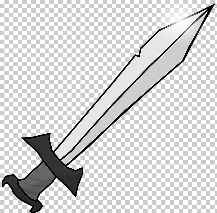 Sword Png Clipart Angle Arms Black And White Cartoon Classification Of Swords Free Png Download