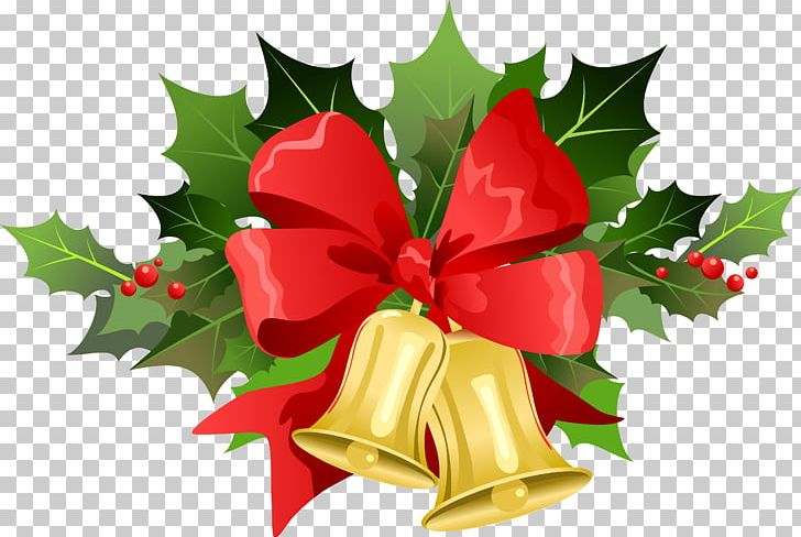 Christmas Decoration Garland Santa Claus PNG, Clipart, Aquifoliaceae, Bells, Chris, Christmas And Holiday Season, Christmas Decoration Free PNG Download