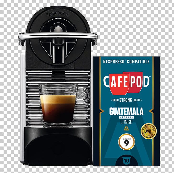 Coffeemaker Krups Nespresso Pixie De'Longhi Nespresso Pixie EN 125 PNG, Clipart,  Free PNG Download