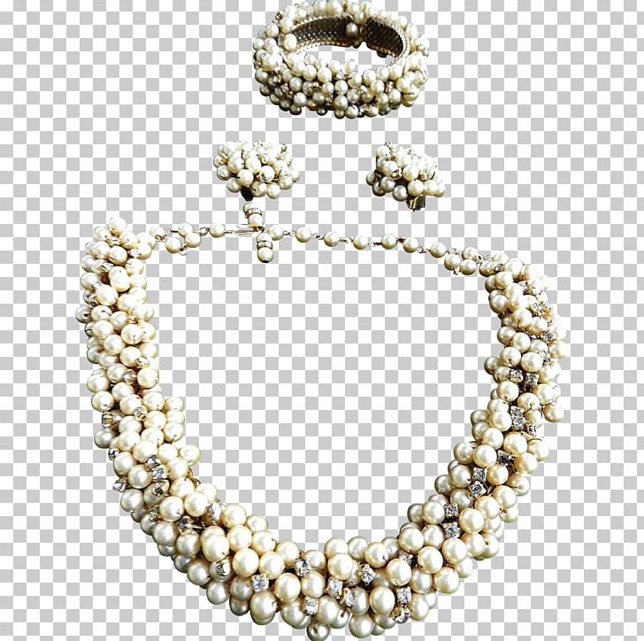 Pearl Earring Parure Necklace Bracelet PNG, Clipart, Bead, Body Jewellery, Body Jewelry, Bracelet, Choker Free PNG Download