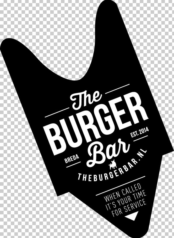 The Burger Bar Breda Text Hamburger PNG, Clipart, Bar, Black And White, Brand, Breda, Burger Free PNG Download