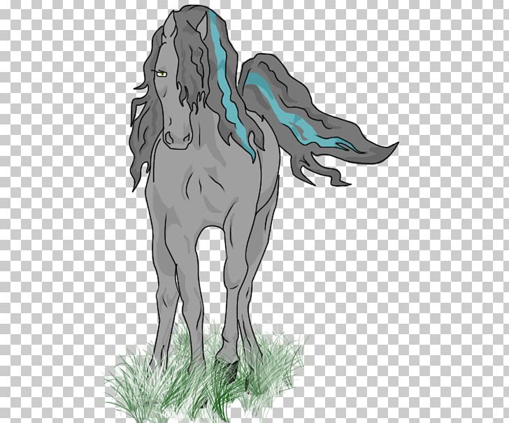 Mustang Unicorn Illustration Freikörperkultur Wildlife PNG, Clipart, Animated Cartoon, Art, Fictional Character, Grass, Horn Free PNG Download