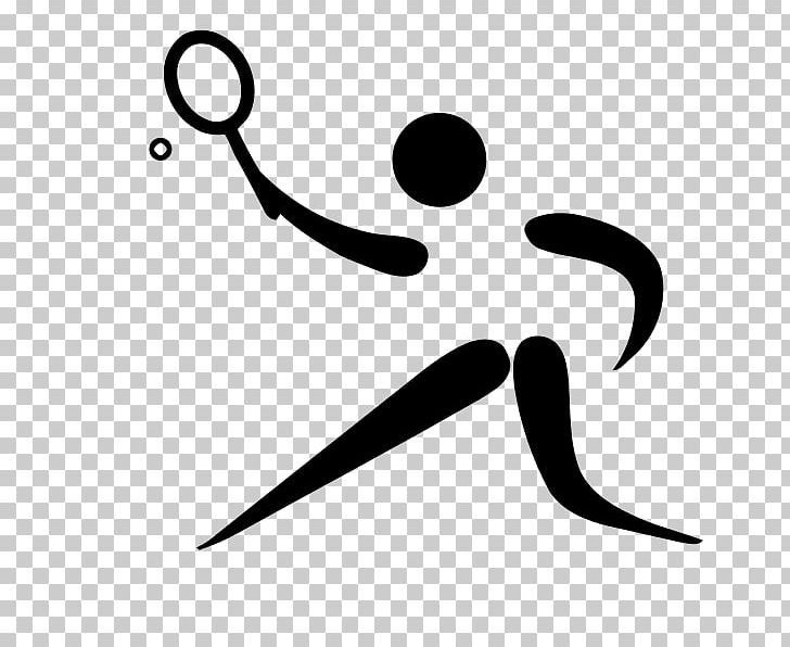 Tennis Centre Racket Olympic Sports PNG, Clipart, Area, Ball Game, Black, Black And White, Cycling Free PNG Download