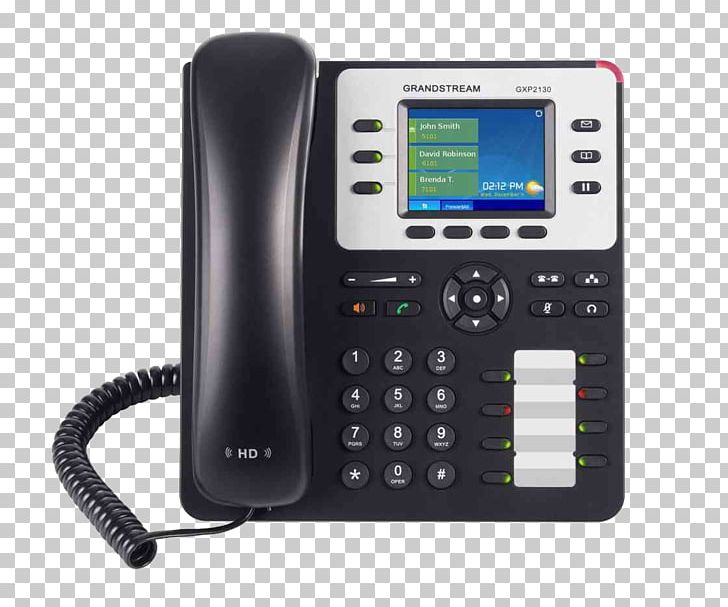 Grandstream Networks VoIP Phone Voice Over IP Telephone Grandstream GXP2160 PNG, Clipart, Answering Machine, Business Telephone System, Caller Id, Corded Phone, Electronics Free PNG Download