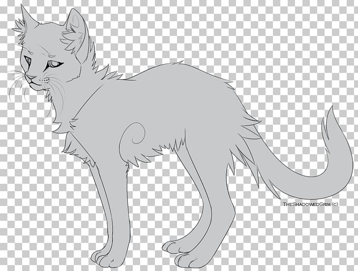 Line Art Whiskers Cat Ravenpaw Drawing PNG, Clipart, Animals, Art, Artwork, Black And White, Carnivoran Free PNG Download
