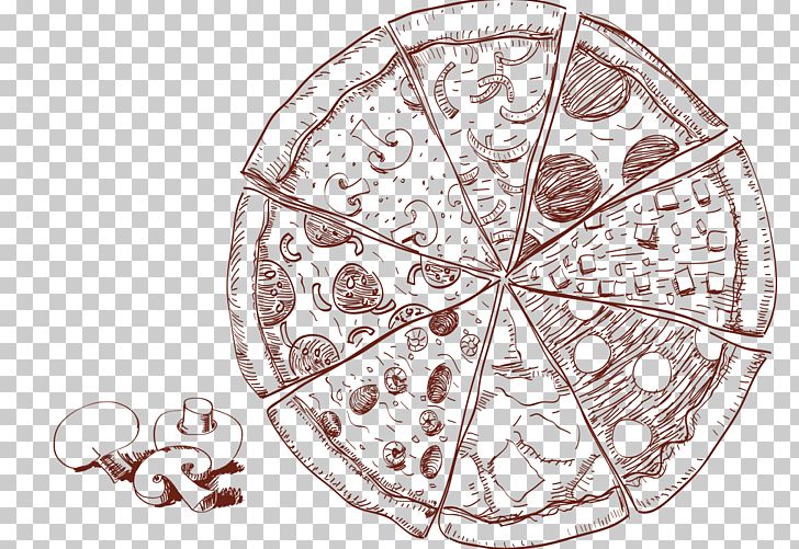 Sushi Pizza Sushi Pizza Food PNG, Clipart, Cake, Cartoon Pizza, Circle, Dish, Drawing Free PNG Download