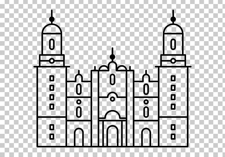Morelia Cathedral Computer Icons Mexico City Metropolitan Cathedral PNG, Clipart, Area, Black And White, Cathedral, Computer Icons, Diagram Free PNG Download