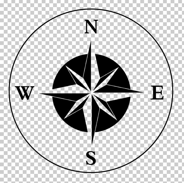 Compass William Fleming High School North PNG, Clipart, Angle, Area, Art, Black And White, Circle Free PNG Download