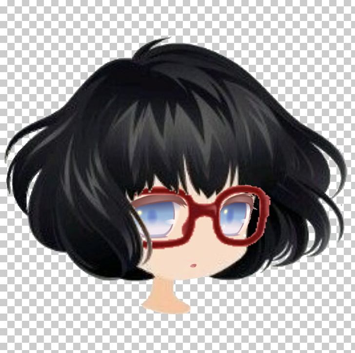 Glasses Black Hair Goggles Brown Hair PNG, Clipart, Animated Cartoon, Anime, Black, Black Hair, Black M Free PNG Download