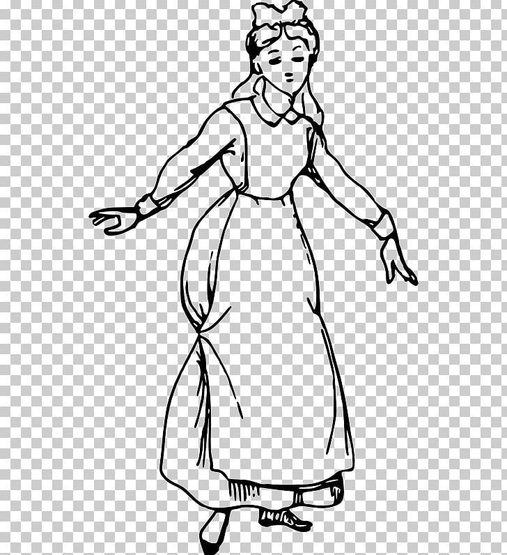 Woman Character Cartoon PNG, Clipart, Arm, Art, Artwork, Black, Black And White Free PNG Download