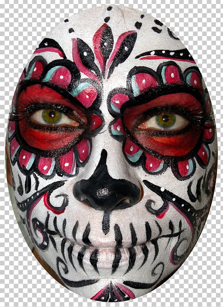 La Calavera Catrina Mask Body Painting PNG, Clipart, Art, Body Painting, Calavera, Cosmetics, Curtain Free PNG Download