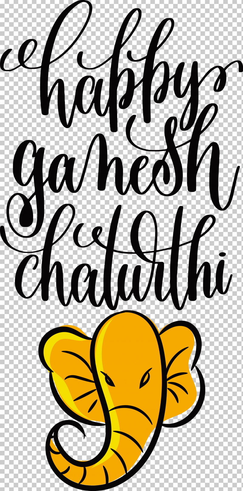 Happy Ganesh Chaturthi PNG, Clipart, Biology, Cartoon, Flower, Geometry, Happiness Free PNG Download
