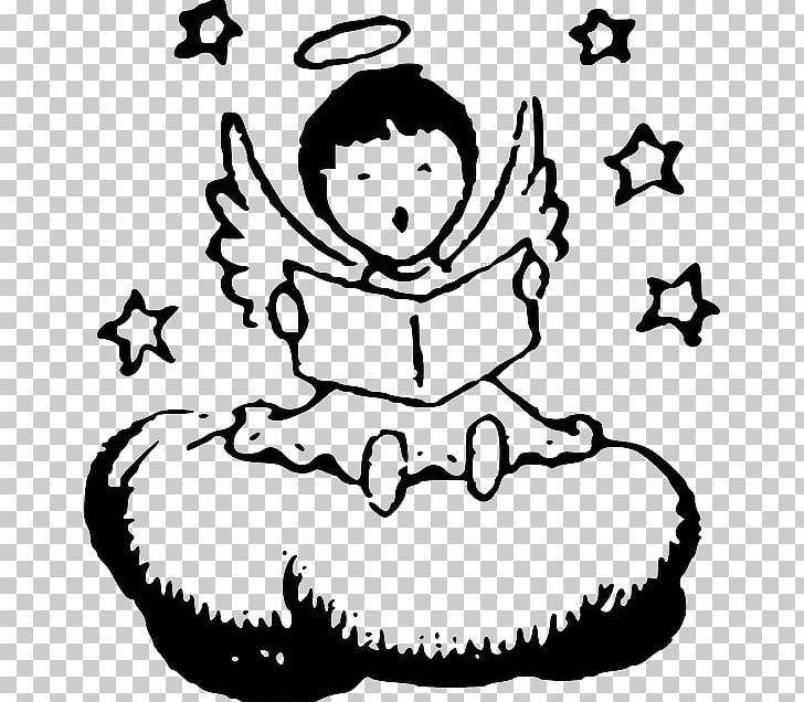 Angel Cartoon PNG, Clipart, Angel, Art, Artwork, Black, Black And White Free PNG Download