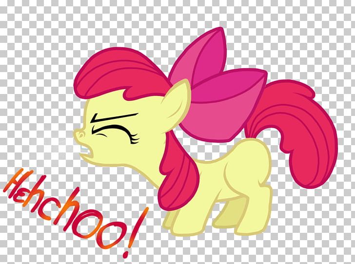 Apple Bloom Sneeze Applejack Pony Cutie Mark Crusaders PNG, Clipart, Animal, Apple Bloom, Applejack, Art, Cartoon Free PNG Download