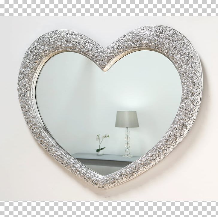Silver Heart Mirror Gold PNG, Clipart, Adobe Systems, Antique, Champagne, Cheshire, Gold Free PNG Download
