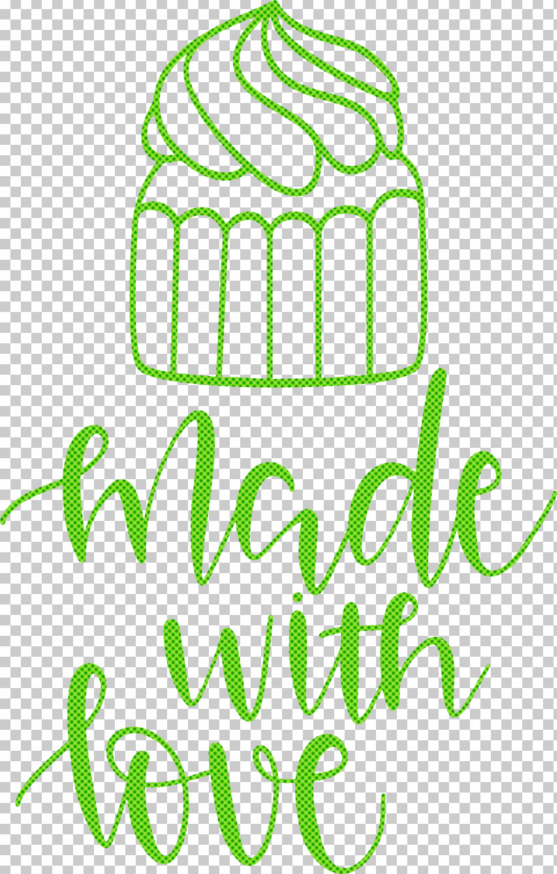Made With Love Food Kitchen PNG, Clipart, Food, Green, Kitchen, Leaf, Line Art Free PNG Download