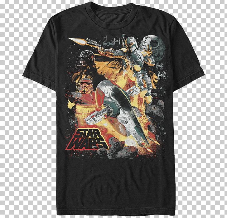 T-shirt Han Solo Boba Fett Anakin Skywalker Stormtrooper PNG, Clipart, Active Shirt, Anakin Skywalker, Black, Boba Fett, Brand Free PNG Download